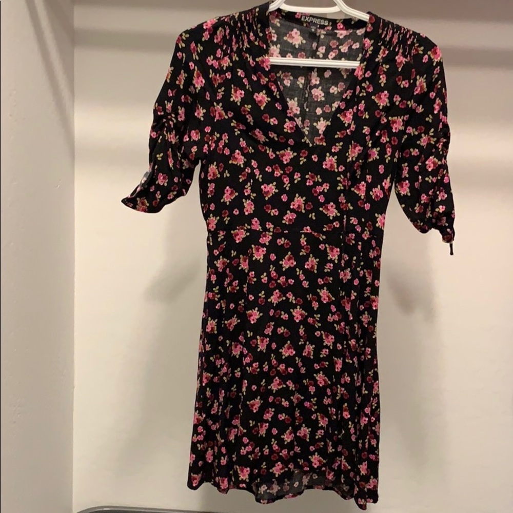 Express Floral Print Dress